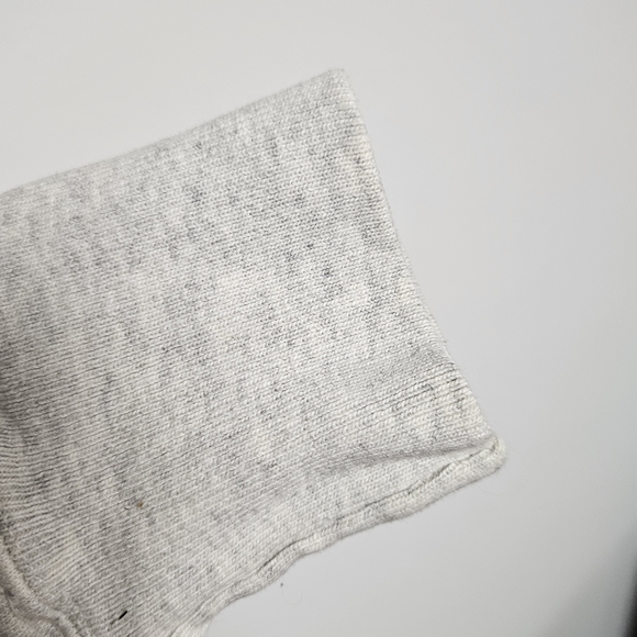 VTG Champion Hoodie Sweatshirt Reverse Weave XL Oxford Gray Blank Heavy - Picture 4 of 7